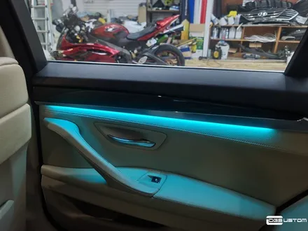 BMW F10 5시리즈 DMX비노출엠비언트, 풋등 시공 By. 구미 디지나인커스텀 / 구미, 대구