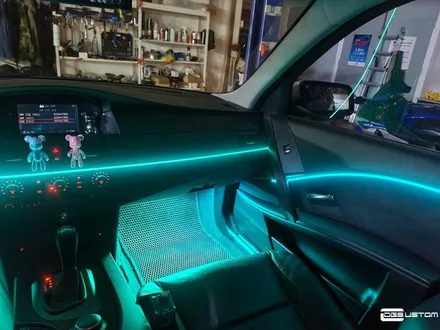 BMW E60 528i 엠비언트 라이트, 실내 전체 부분 랩핑(포인트 랩핑) By.구미 디지나인커스텀 / 구미, 대구