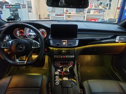 [구미디지나인커스텀] 벤츠 W218 63amg 순정처럼!DMX비노출엠비언트 시공을 시작합니다 / 구미, 대구