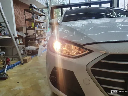 아반떼ad 필립스 울티논 LED 전조등 장착 및 안개등 교체 By. 구미 디지나인커스텀 / 구미, 대구