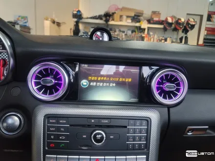 [구미디지나인커스텀]벤츠 R172 AMG SLC43 송풍구엠비언트 벤츠송풍구LED 벤풍구 시공 / 구미, 대구
