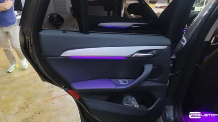 BMW X1 DMX 매립 엠비언트 무드등 풋등1/2열 시공 / 구미, 대구