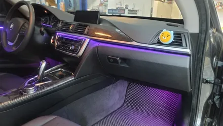 [구미디지나인커스텀] BMW F30 3시리즈 DMX비노출엠비언트, 풋등 시공 / 구미, 대구