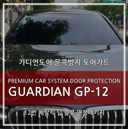 문콕 스트레스 해방! \'가디언도어가드\' BMW 5시리즈 메탈릭 딥 블루 12번 장착 / 서울 광진구, 중곡, 건대