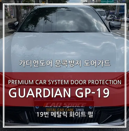 문콕 스트레스 해방! \'가디언도어가드\' 기아 EV6 메탈릭 화이트 펄 19번 장착 / 서울 광진구, 중곡, 건대