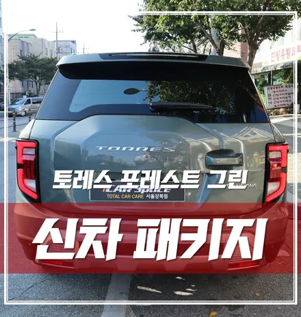 토레스 포레스트그린, 카스페이스 강북 신차검수+신차패키지 이걸로 종결 / 서울 광진구, 중곡, 건대
