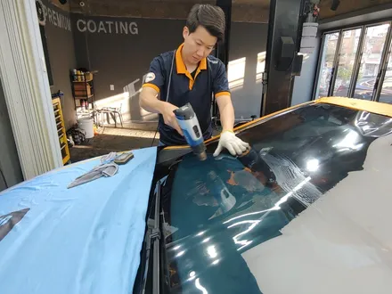 BMW I8 로드스터 솔라가드 퀀텀 전면 + 본넷,범퍼,도어,휀더,사이드미러 전체PPF 풀 시공 / 서울 광진구, 중곡, 건대