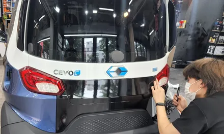 캠시스 세보(CEVO-C), 국산 초소형 전기차 블랙랩핑&신차패키지 / 서울 광진구, 중곡, 건대