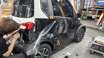 캠시스 세보(CEVO-C), 국산 초소형 전기차 블랙랩핑&신차패키지 / 서울 광진구, 중곡, 건대