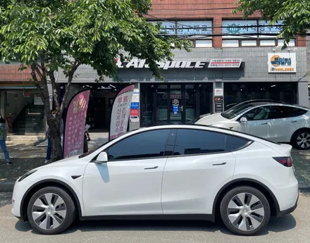 루마 버텍스 VS 솔라가드 프리미엄 : 본격 썬팅 시공 비교하기! / 서울 광진구, 중곡, 건대