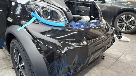 캠시스 세보(CEVO-C), 국산 초소형 전기차 블랙랩핑&신차패키지 / 서울 광진구, 중곡, 건대