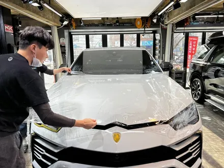 람보르기니 우르스 전체 풀 PPF 공사현장 보험처리_완벽 시공기 / 서울 광진구, 중곡, 건대