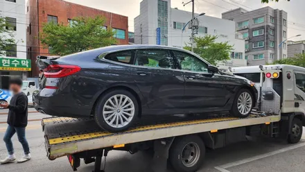 광진구 출장검수 티나인썬팅 유리막 발수코팅 보조배터리 \'BMW 6GT 소피스토 그레이\' / 서울 광진구, 중곡, 건대