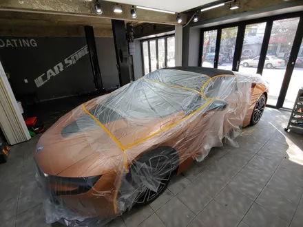 BMW I8 로드스터 솔라가드 퀀텀 전면 + 본넷,범퍼,도어,휀더,사이드미러 전체PPF 풀 시공 / 서울 광진구, 중곡, 건대