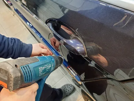 문콕 스트레스 해방! \'가디언도어가드\' BMW 5시리즈 메탈릭 딥 블루 12번 장착 / 서울 광진구, 중곡, 건대