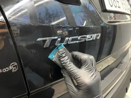 투싼 팬텀블랙, 레인보우썬팅 유리막코팅 가죽코팅 방음하고 완벽 출고 \'광진구 신차패키지\' / 서울 광진구, 중곡, 건대