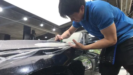 BMW 330I M스포츠팩 본네트 PPF 필름 시공기 / 서울 광진구, 중곡, 건대