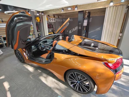 BMW I8 로드스터 솔라가드 퀀텀 전면 + 본넷,범퍼,도어,휀더,사이드미러 전체PPF 풀 시공 / 서울 광진구, 중곡, 건대