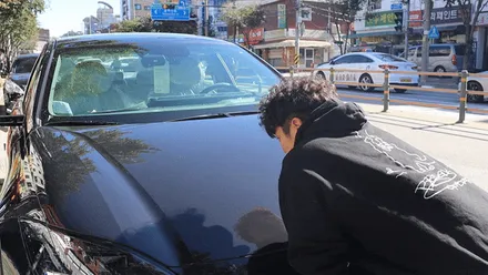 아이오닉6 바이오필릭 블루 펄 입고! 이 차량 색상이 오묘하다?! 광진구 신차검수 / 서울 광진구, 중곡, 건대