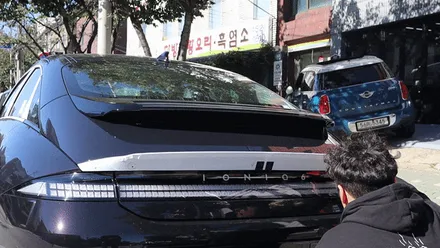 아이오닉6 바이오필릭 블루 펄 입고! 이 차량 색상이 오묘하다?! 광진구 신차검수 / 서울 광진구, 중곡, 건대