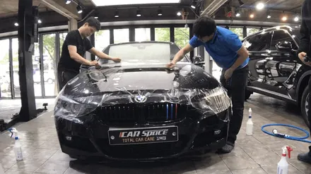 BMW 330I M스포츠팩 본네트 PPF 필름 시공기 / 서울 광진구, 중곡, 건대