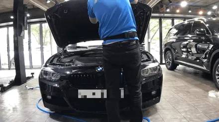 BMW 330I M스포츠팩 본네트 PPF 필름 시공기 / 서울 광진구, 중곡, 건대