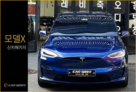 모델X 블루 신차패키지 전문 시공점은 다르니까. / 서울 구로 영등포