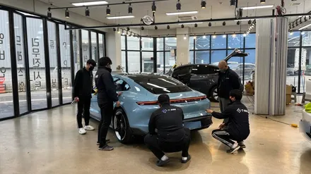 포르쉐 타이칸 터보s, 디테일도 남달랐던 / 서울 구로 영등포