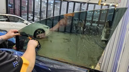 고난이도 모델X 썬팅도 문제없이..? 테슬라 전문점! / 서울 구로 영등포