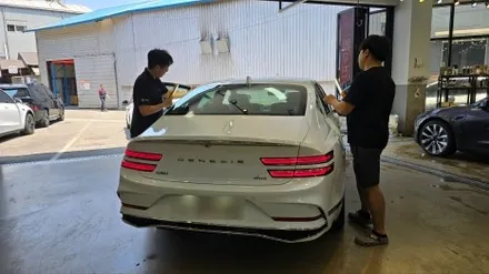 G80 신차검수 도막두께, 열선기능 측정 결과는! / 서울 구로 영등포