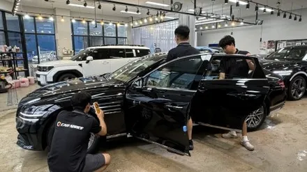 멋진 세단 G80 블랙 신차검수 결과 하자가 발견된 곳은? / 서울 구로 영등포