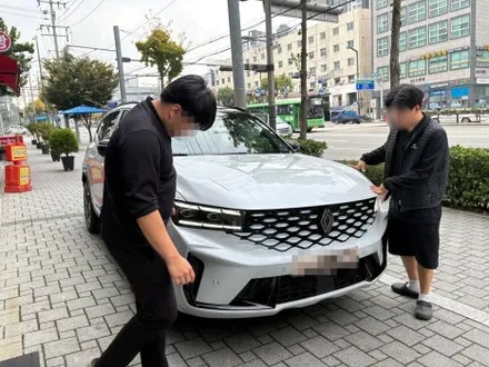 콜레오스 하이브리드 클라우드 펄 신차검수, 픽업서비스까지~ / 서울 구로 영등포