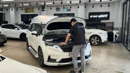 카니발 하이리무진 신차검수, 넓은만큼 꼼꼼하게. / 서울 구로 영등포