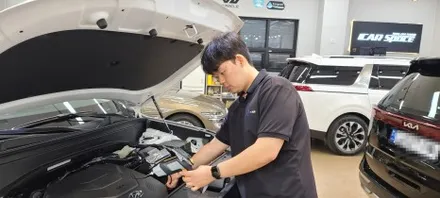 팰리세이드 화이트 신차검수, 체계적이었던 검수 현장 / 서울 구로 영등포
