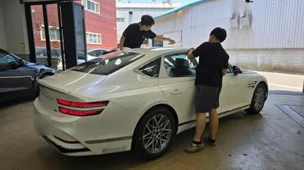 G80 신차검수 도막두께, 열선기능 측정 결과는! / 서울 구로 영등포