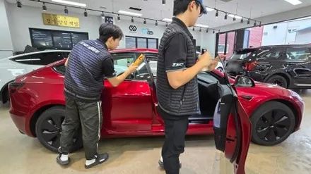 테슬라 모델3 울트라레드 신차검수 양품 입고 확정! / 서울 구로 영등포