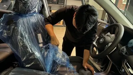 팰리세이드 신차검수 본넷 기스, 헤드라이트 까짐 인수 여부는? / 서울 구로 영등포
