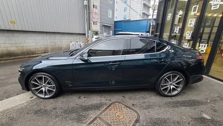 제네시스 G70 태즈먼 블루 티나인 R100 + R70 시공 후기 / 서울 구로 영등포