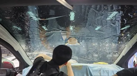 고난이도 모델X 썬팅도 문제없이..? 테슬라 전문점! / 서울 구로 영등포