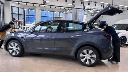 모델Y 미드나잇실버 신차검수 도장면, 실내 등 품질 이상 무!! / 서울 구로 영등포