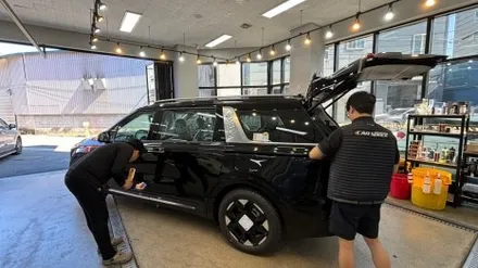 카니발 페이스리프트 오로라블랙펄 디테일한 신차검수 결과?! / 서울 구로 영등포