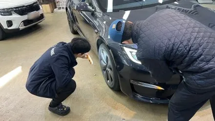 테슬라 모델S 신차검수 단차 발견? 조립불량 꼭 확인하세요 / 서울 구로 영등포