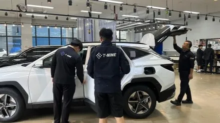 투싼 하이브리드 크리미화이트펄 신차검수 맛집! / 서울 구로 영등포