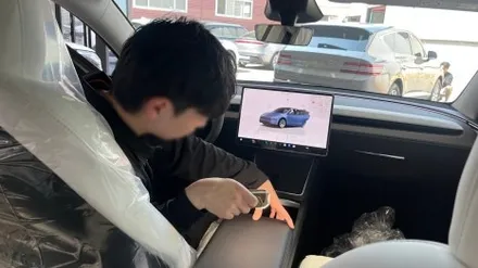 모델Y 주니퍼 글레시어 블루 신차검수, 테슬라 전문점에서 / 서울 구로 영등포