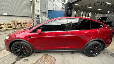 고난이도 모델X 썬팅도 문제없이..? 테슬라 전문점! / 서울 구로 영등포