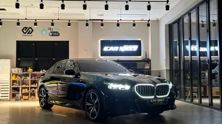 BMW 5시리즈 카본블랙 신차패키지 현장에선? / 서울 구로 영등포