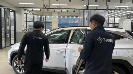 투싼 하이브리드 크리미화이트펄 신차검수 맛집! / 서울 구로 영등포