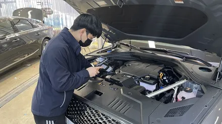 제네시스 GV70 카본메탈 작업 전 컨디션 체크부터 / 서울 구로 영등포