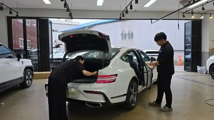 G80 스포츠 우유니 화이트 신차검수! 안전한 주행을 위한 첫걸음 / 서울 구로 영등포