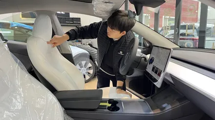 테슬라 모델Y 딥블루 신차검수와 신차패키지 한 번에 할 수 있는 곳! / 서울 구로 영등포